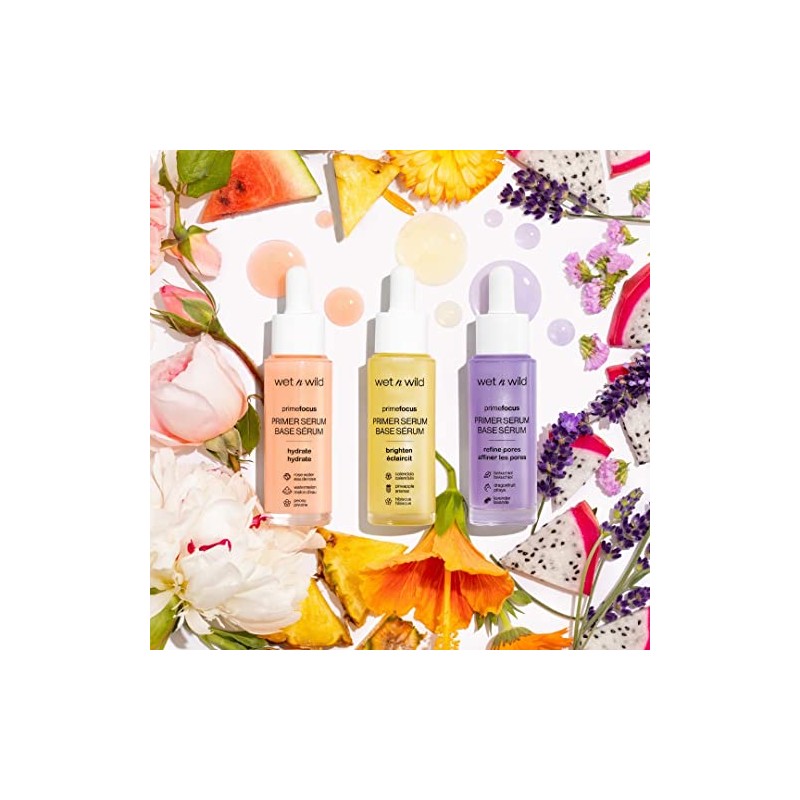 Wet n Wild Prime Focus Brightening Primer Serum Off-White Brighten,