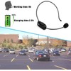 Retekess TR503 Wireless FM Microphone Headset, Hands-Free with Rechargeable Battery
