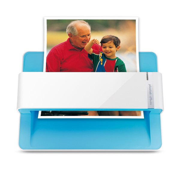 Plustek Photo Scanner - ephoto Z300, Scan 4x6 Photo in 2sec, Auto Crop and Deskew CCD Sensor. Support Mac and PC