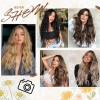 Extensiones De Cabello Natural Ondulado Con Clip 7 Piezas