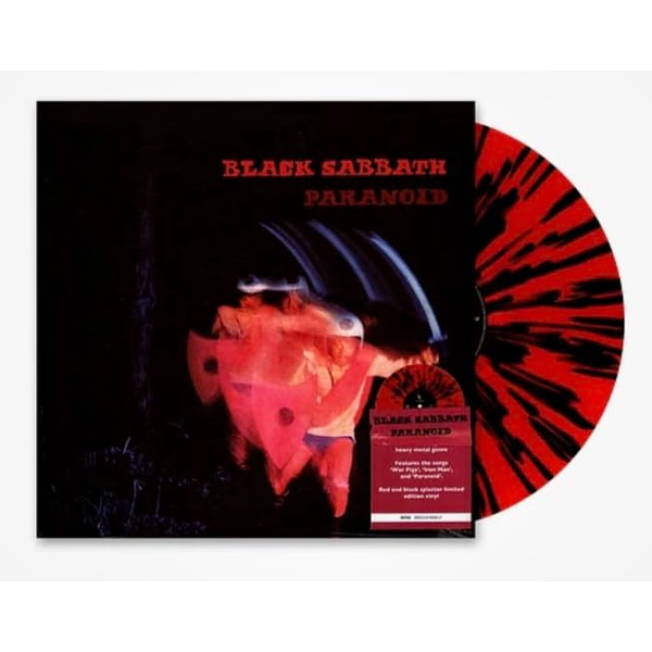 Paranoid Limited Red & Black Splatter Edition ( Only 2,000