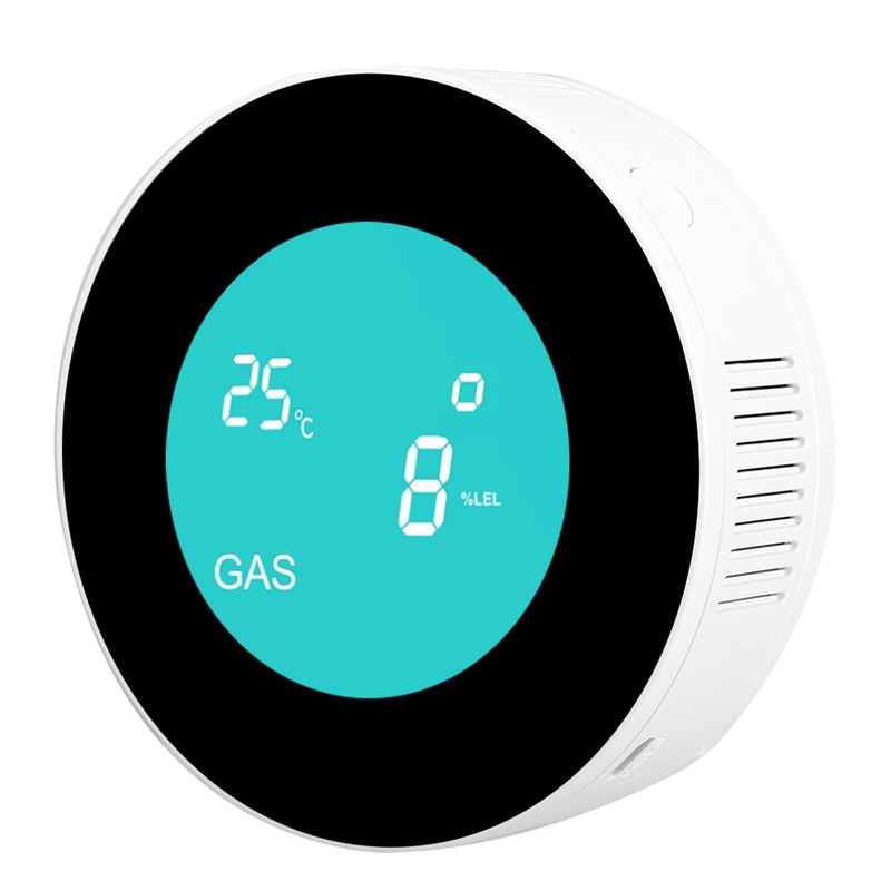 LCD Display WIFI Combustible Gas Leak Detector Smart Alarm Sensor