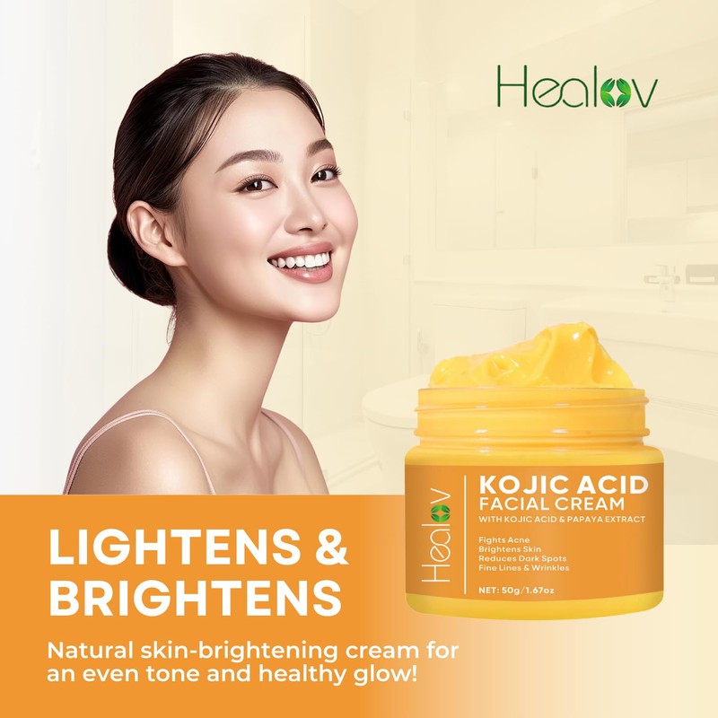 Kojic Acid Cream – Skin Brightening Cream for Age Spots,
