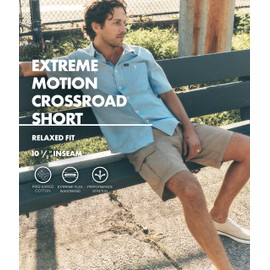 Lee Men's Extreme Motion Crossroad Cargo Short, Black, 36