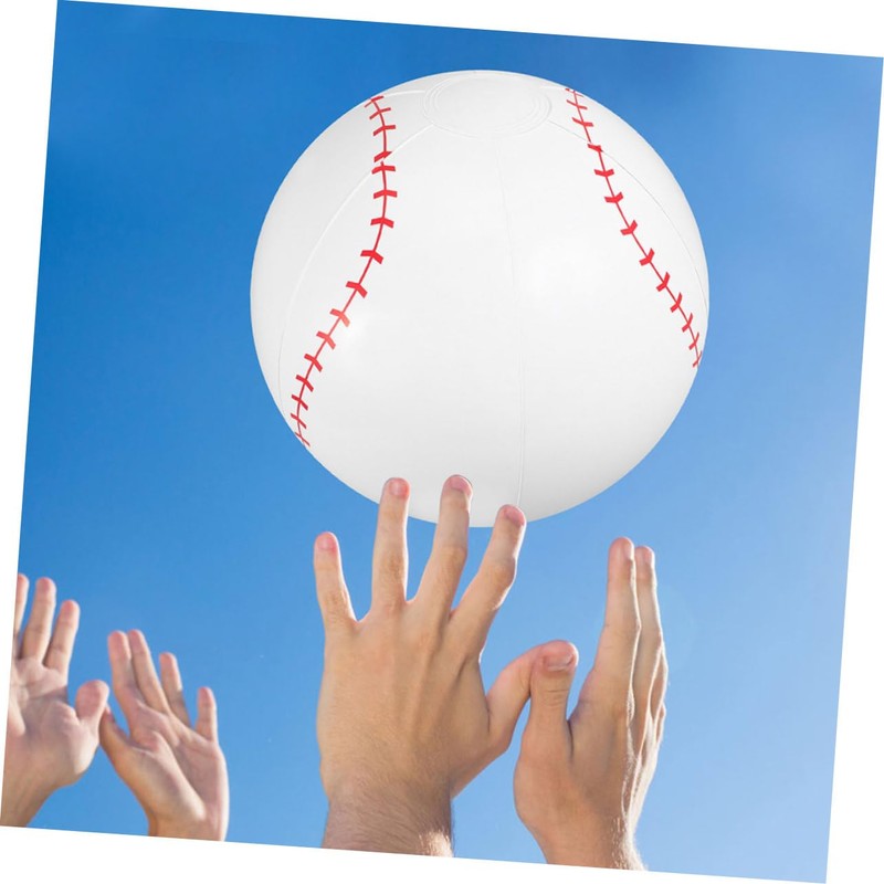 BESPORTBLE 4pcs Inflatable Baseball PVC Water Sports Balls for Pool