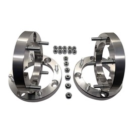 LisFaxbo Heavy Duty 1" Wheel Washers Replacement for 4/156mm Bolt Pattern Polaris 3/8" Studs to Polaris 12mm Wheels 2008-2014 RZR Ranger 500/800 (Set of 4)