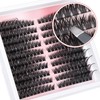 Cat Eye Lash Clusters Kit, 80D, Lash Extension Kit, Natural