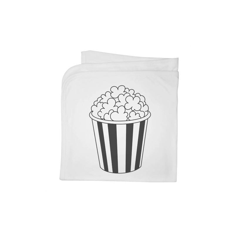 Azeeda 'Popcorn Bucket' Cotton Baby Blanket/Shawl (BY00040062)