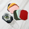 6 PCS Octagon Leather Cup Mats, Dual Sided Waterproof Leather