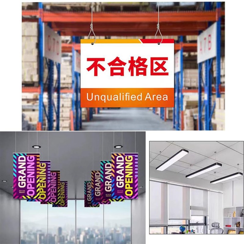 30 Pcs Upgraded Wire Rope Cable Clamps Double Hole Cable