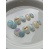 [Summer Scent Solsol] Goldfish Tank Handmade Nail Tips Summer Nail