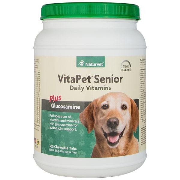 NaturVet VitaPet™ Senior Daily Vitamins Chewable Tablets, 365 ct