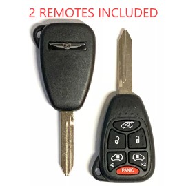 Dodge X2 NEW Chrysler Town & Country 2004 2005 2006 2007 6B Remote Key Fob A+++