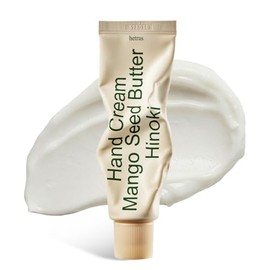 hetras. Crema de manos con perfume | Hinoki - Aroma fresco de ciprés | Hidratante de manos coreano sutil perfumado con semilla de mango y manteca de k