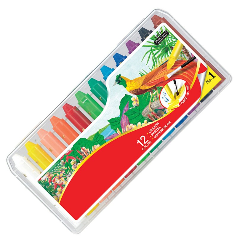 Crayon Washable Multiple Colour Rotating Easy Painting Fun Drawing for