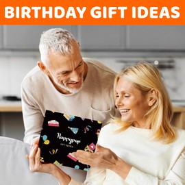 HAPPYPOP 50TH Birthday Gift Ideas - Socks for 50 Year Old Women Men Her Him, Happy Birthday Gifts with Cards for Man in Their 50s