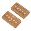 Fidget Slider Green Sandalwood Water Ripples Designed Magnetic Push Slider