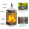 TomCare Solar Lights Upgraded Solar Lantern Flickering Flame Outdoor Hanging