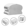 TEHAUX 2Pcs Metal Handrail End Caps Stainless Steel Staircase Handrail