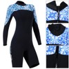 1.5MM Diving Onepiece Swimsuit Wetsuit Short Trousers for Snorkeling Surfing(Woman