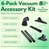Shop-Vac 2.5" Vacuum Attachments for Shop Vac – 6-Piece Wet