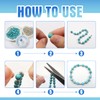 TOAOB 2700pcs Spacer Beads Metal Beads 2 to 6 mm