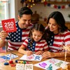 66 Pack Patriotic Stencils, 250 4th of July Stencils for