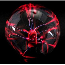 PowerTRC 3" Plasma Ball Lightning Sphere Party USB Operated