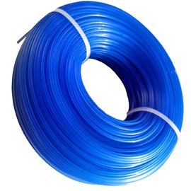 DY.2ten Nylon Strimmer Wire, 0.063in x 328ft Long Heavy Duty Trimmer Line, Universal Replacement Round Grass Strimmer String Line for Garden Grass Petrol Strimmer Strimmers Electric, Blue