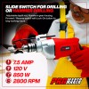 Promakertools PROMAKER 7.5AMP 850W 1/2-inch Corded Hammer Drill, Impact drill