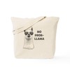 CafePress No Problem Llama Tote Bag Reusable Natural Beige Canvas