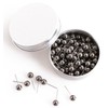 Tupalizy 100PCS 1/4 Inch Small Round Head Map Tacks Pins