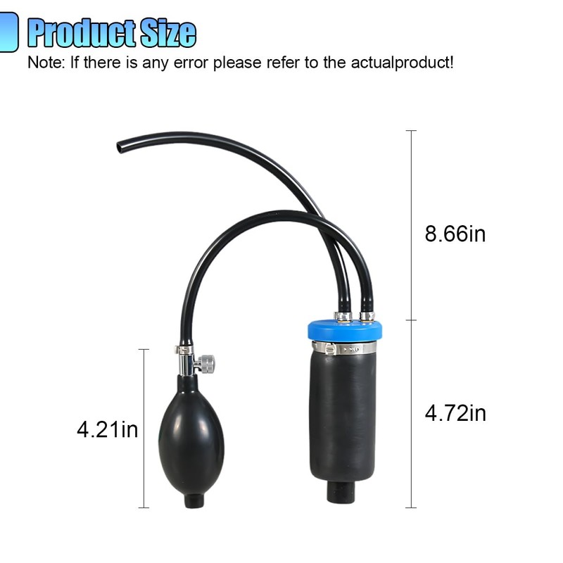 UHANBUT Universal Easy Intake Adapter, Car Smoke Machine & Pipe