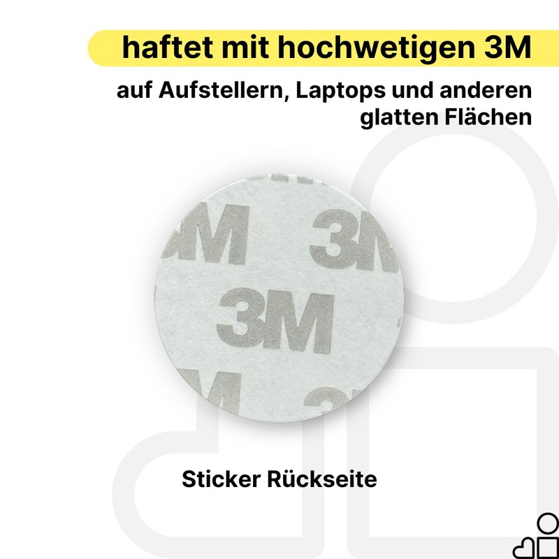 Whatsapp NFC Sticker Pack of 2 - Share Chat, Appointments