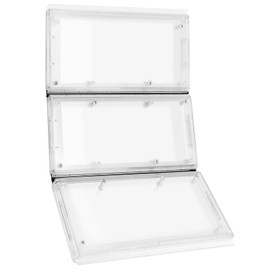 3-Panel Airseal Pet Door Replacement Flap,Compatible with Ideal Pet Product 10.25"x15.75" Extra Large Pet Door,Easy Installation,Durable Rubber Strip