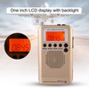 Aircraft Band Radio Receiver VHF Portable Full Band Radio Recorder