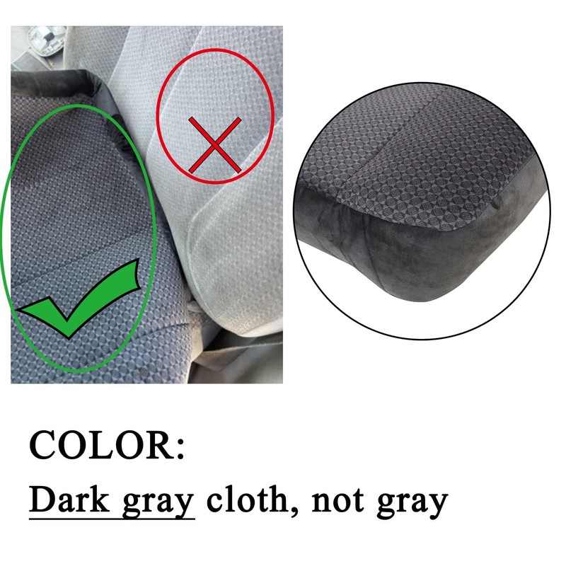 NLQR Driver and Passenger Side Bottom Seat Covers Replacement Cloth