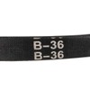 sourcing map B-36 V-belt, 36 inch pitch length, B-section rubber