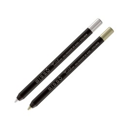 Kit Delineador de ojos Tintaline Bissu Tonos Champagne #17 + Plata #10