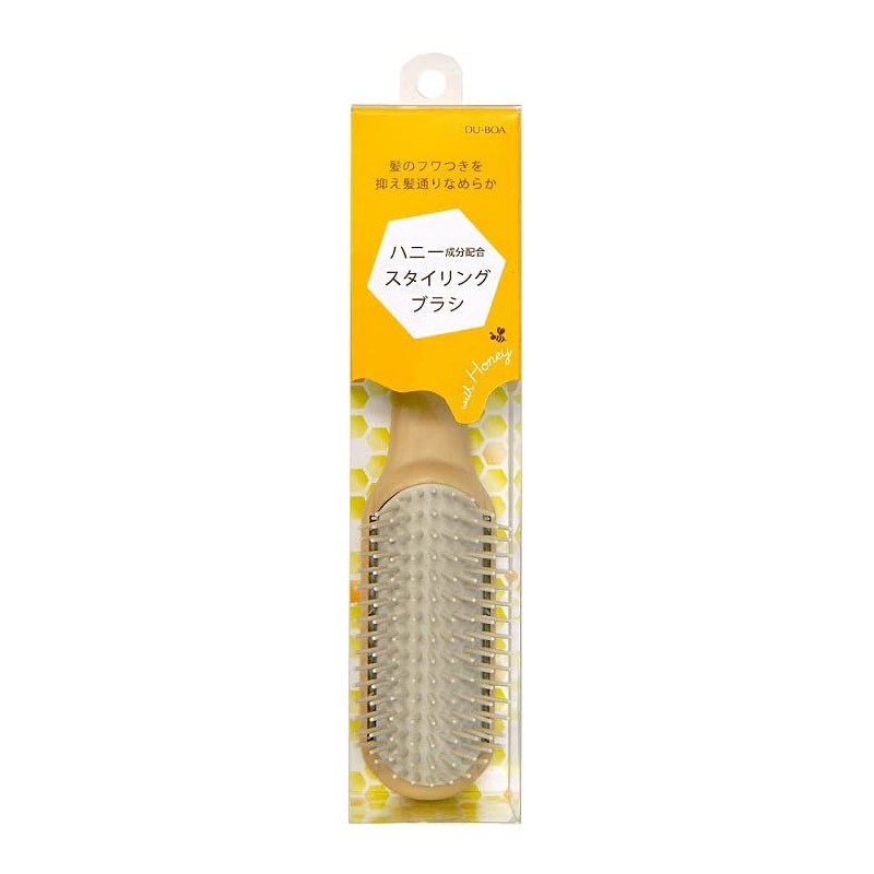 Ikemoto Hashiko Honey, Hair Brush, Honey Styling Brush with Honey
