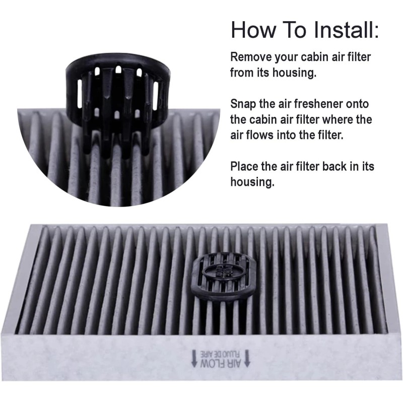 Pureflow Cabin Filter Air Freshener with Odor Eliminator – Fits