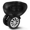 Travel Suitcase Wheels, 4 Pieces 360 Degree Rotating Luggage Wear-Resistant