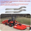 MOTOQUEEN Heavy Duty Replacement Bush Hog Rotary Grass Cutter Blades