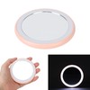 Compact Makeup Mirror with Light USB Rechargeable LED Round Portable