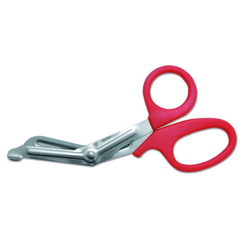 Westcott All Purpose Preferred Utility Scissors, 7", Red
