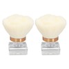 Nail Art Dust Powder Cleaner Brush Soft Bristles Comfortable Grip