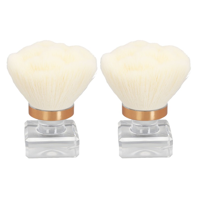 Nail Art Dust Powder Cleaner Brush Soft Bristles Comfortable Grip
