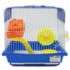 BPS BPS-1255 Hamster Cage with Feeding Bowl, Drinker, Wheel, Special
