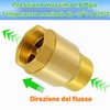 CDDCWZ Valvola di ritegno in ottone da 1 pollice, valvola