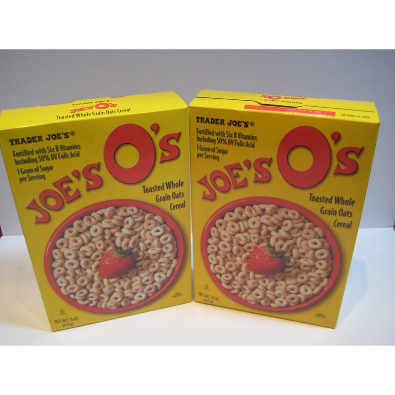 Trader Joe's Cereal, "Joe's O's" Toasted Whole Grain Oats Cereal,